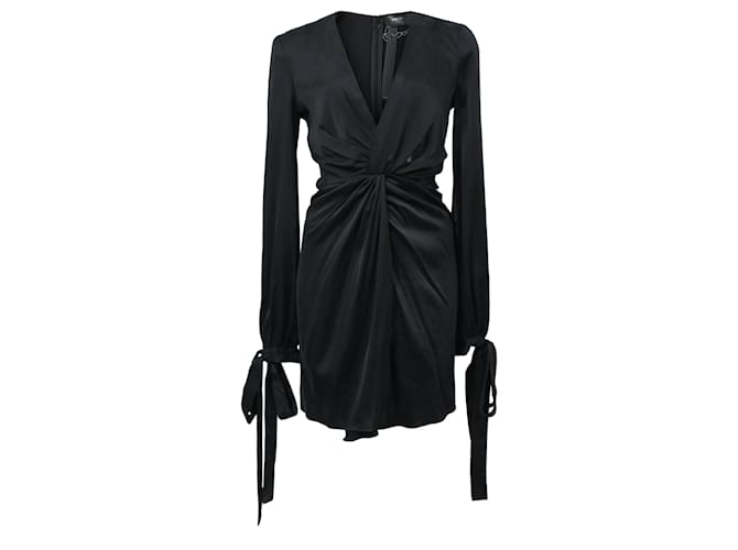 Amiri V-neck Mini Dress in Black Silk ref.1391092 - Joli Closet Amiri V-neck Mini Dress in Black Silk ref.1391092 - Joli Closet