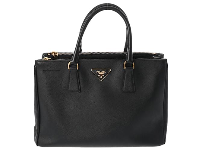 PRADA 黒トートバッグ Prada - Black Nylon Zip Tote Bag | Mitchell Stores