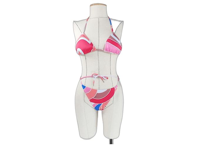 新品☆EMILIO PUCCI ビキニ IT42 ピンク×グリーン 2025年最新】EMILIO PUCCI セパレート水着・ビキニの人気