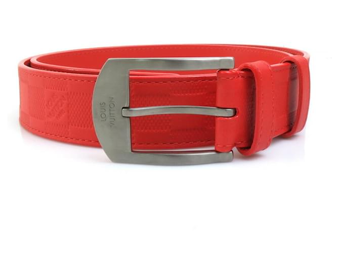 red louis vuitton belt mens
