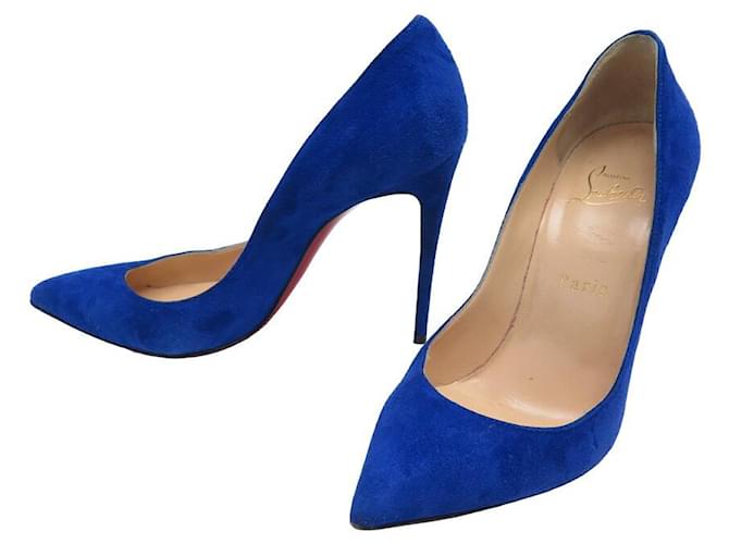 CHRISTIAN LOUBOUTIN PIGALLE FOLLIES SHOES 36 PUMPS SHOES Blue