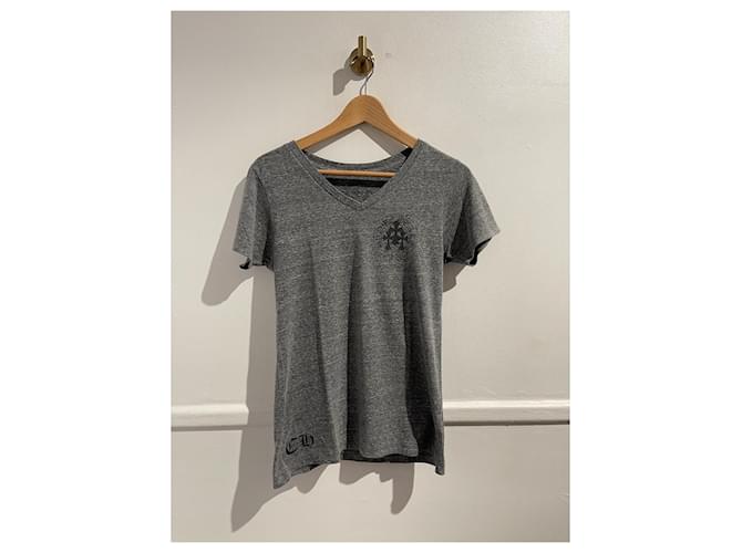 Chrome Hearts グレー Tシャツ Sサイズ CHROME HEARTS Tops T.International S Cotton Grey ref.1401342