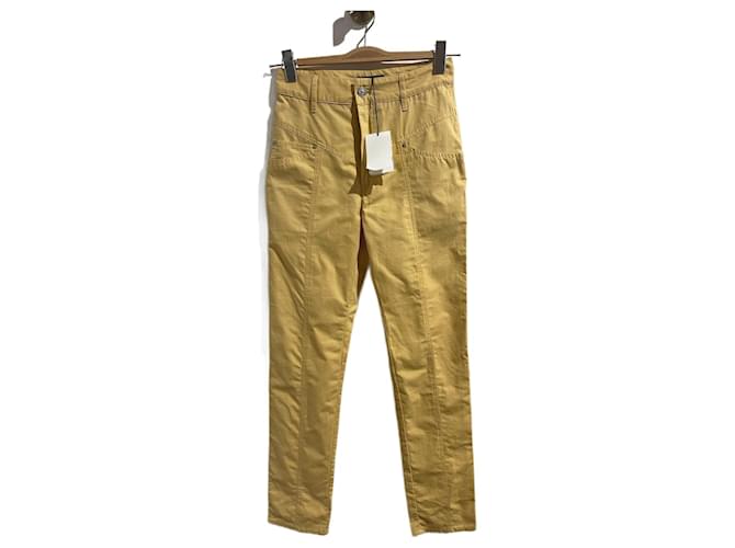 ISABEL MARANT Jeans 34 Cotton Yellow Joli Closet