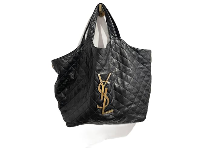 SAINT LAURENT Handbags leather Black Joli Closet
