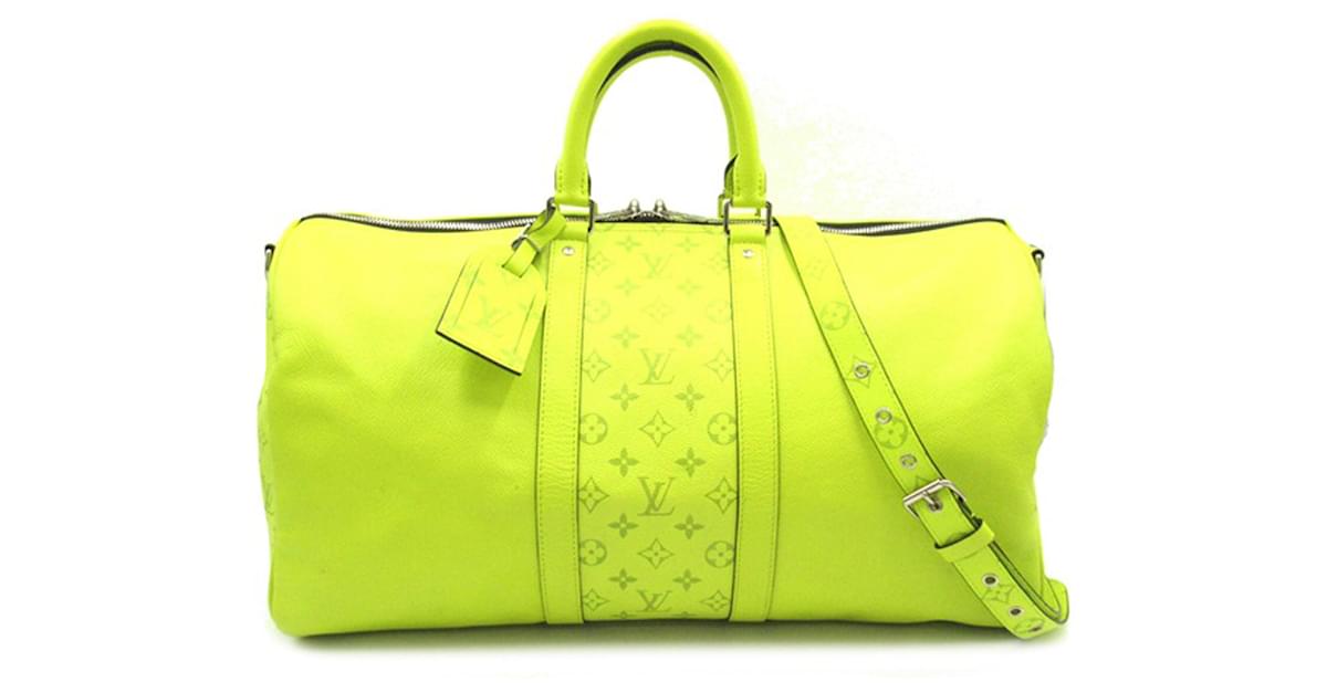 Louis vuitton lime green bag sale