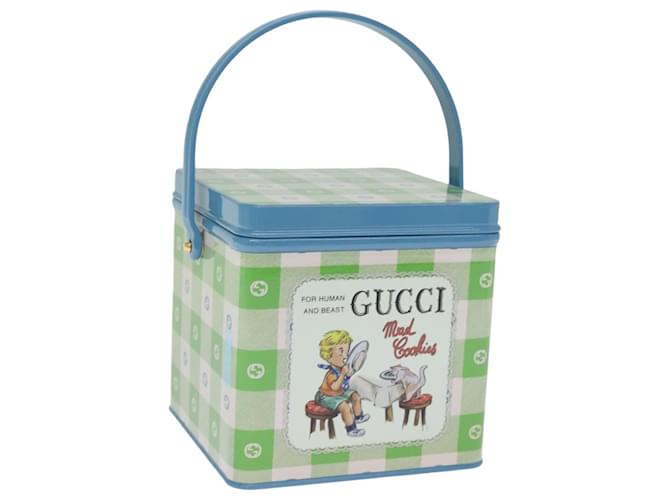 GUCCI Box Bag Hand Bag Resin Green Auth 76615A Plastic ref
