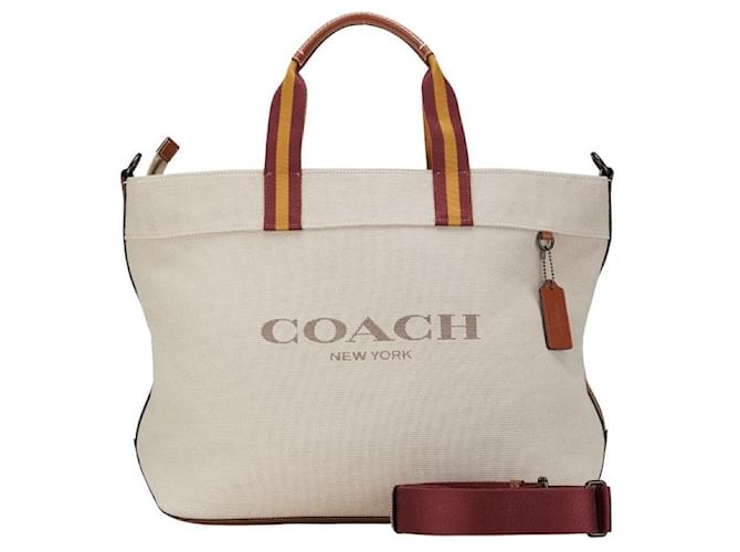 コーチ トートバッグ COACH ショルダーバッグCANVAS TOTE38 公式】コーチアウトレット | トート 38