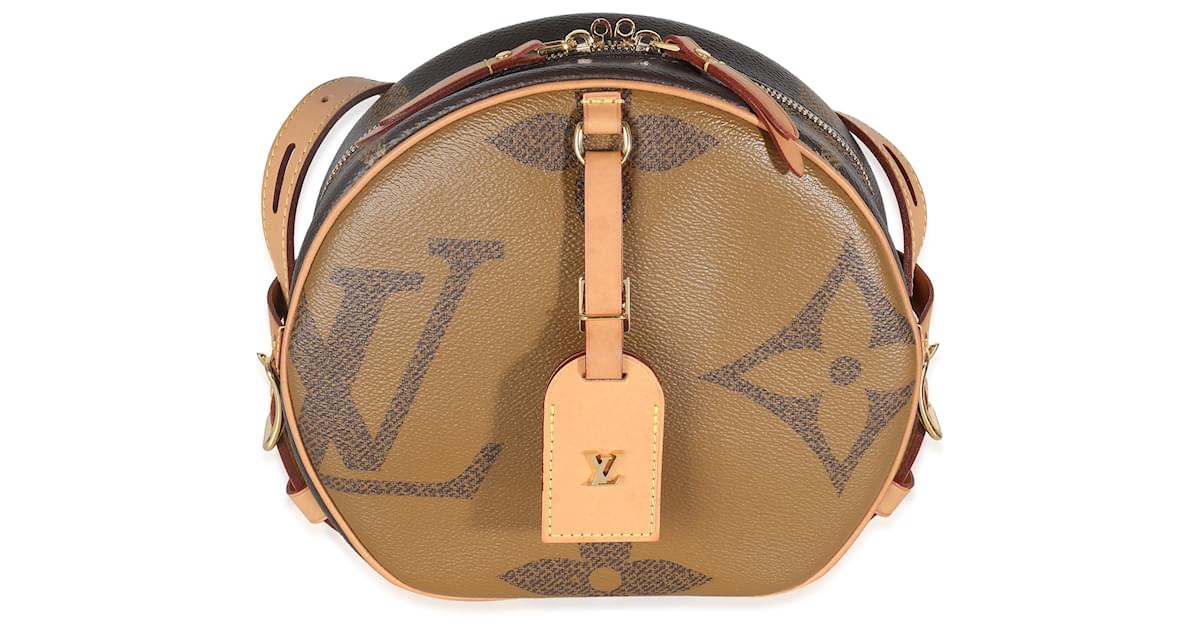 Louis Vuitton Reverse Monogram Canvas Boite Chapeau Souple Brown Cloth ref.1415520 Joli Closet