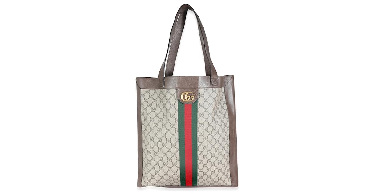トートバッグ GUCCI GG SUPREME FABRIC OPHIDIA SHOPPING BAG Gucci - Ophidia GG supreme fabric tote bag Beige - The Corner