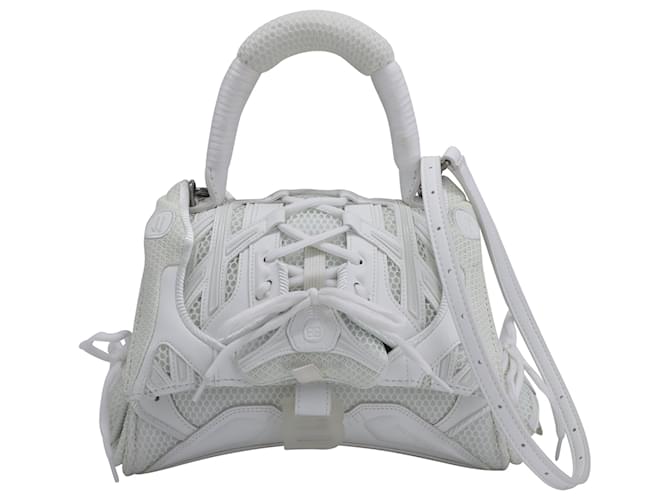Balenciaga SneakerHead Top Handle Bag Mesh and Faux Leather