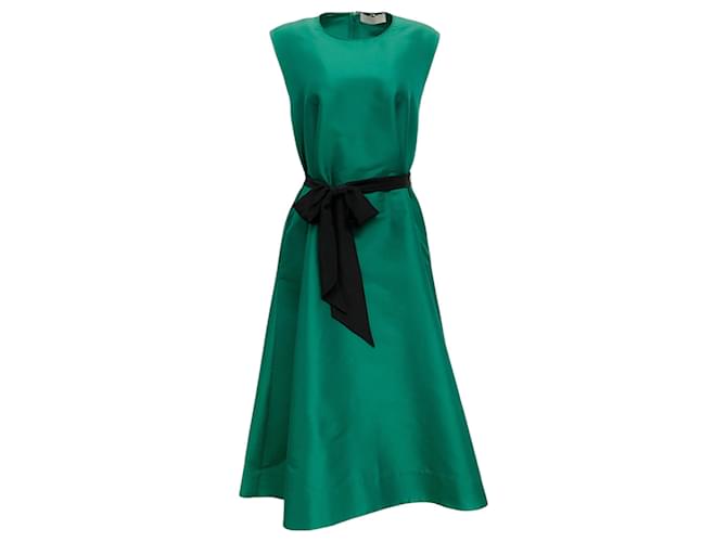 mint green wedding dress guest THML: Feeling Your Best Green Tiered Midi Dress – Shop the Mint main image 1