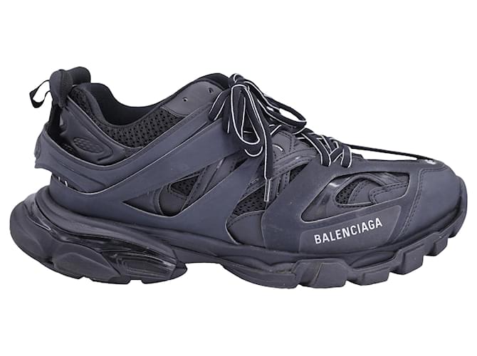 Balenciaga Track Sneakers in Black Polyurethane Plastic ref