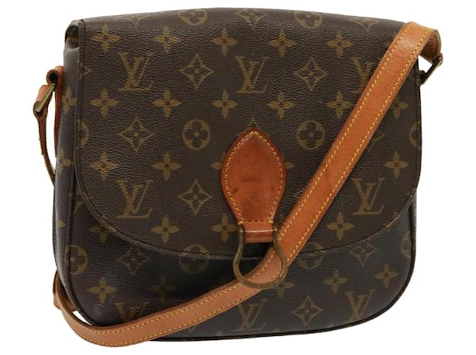 LOUIS VUITTON Monogram Saint Cloud GM Shoulder Bag M51242 LV Auth  