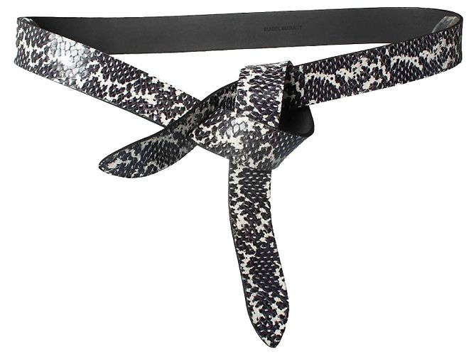 Isabel Marant Lecce Metallic Snakeskin Embossed Belt Sz M Isabel Marant Iconic Python Lecce Belt | Shopbop main image 4