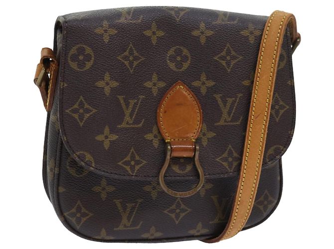 LOUIS VUITTON Monogram Saint Cloud MM Shoulder Bag M51243 LV Auth 