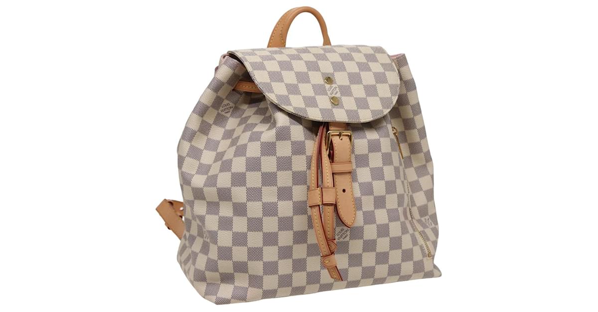 LOUIS VUITTON Damier Azur Speron Backpack N41578 LV Auth 74820A ref.1430659 Joli Closet