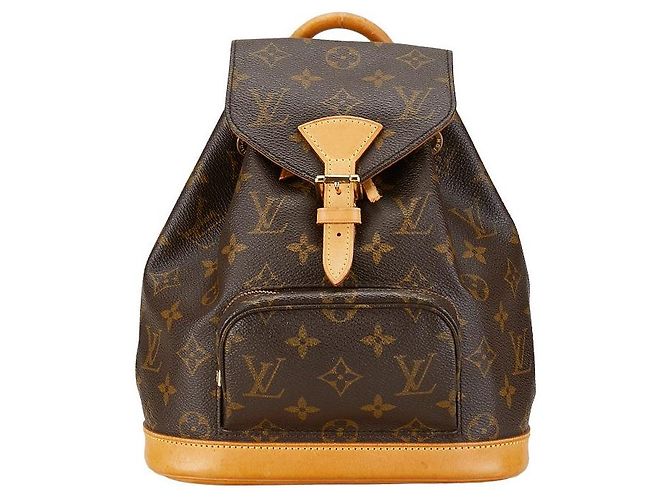 Louis Vuitton Monogram Montsouris PM Backpack M51137 Brown  display picture 1