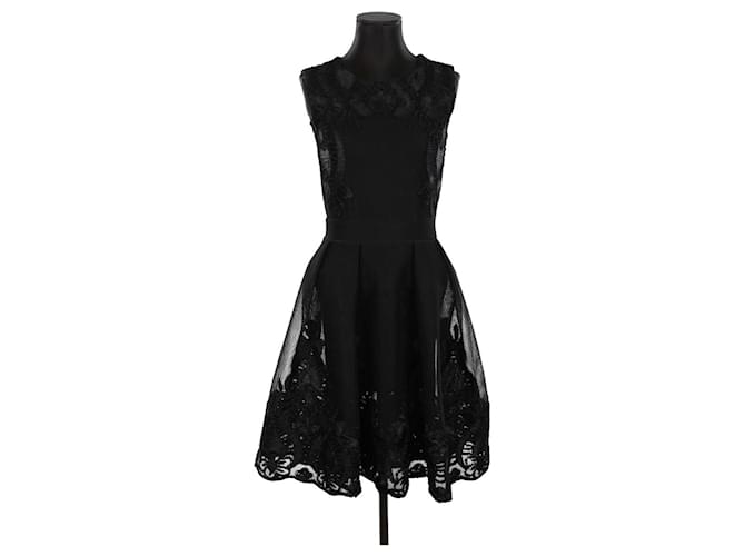 Maje Black dress Polyester Joli Closet