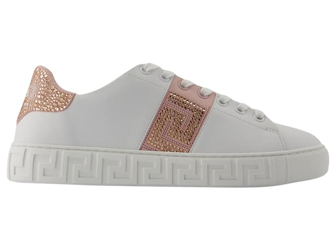 Sneakers Versace Cotton White/Pink