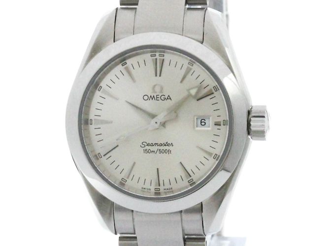 Omega Seamaster Aqua Terra Steel Quartz Ladies Watch 2577.30 ref ...