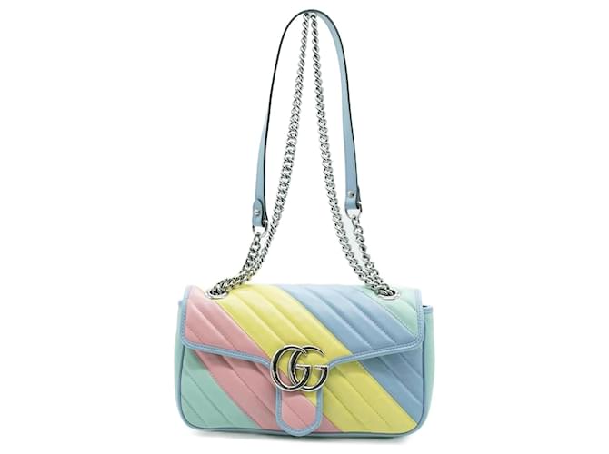 Marmont Small Gucci Gg Marmont Multicolor Pastel Shoulder Bag