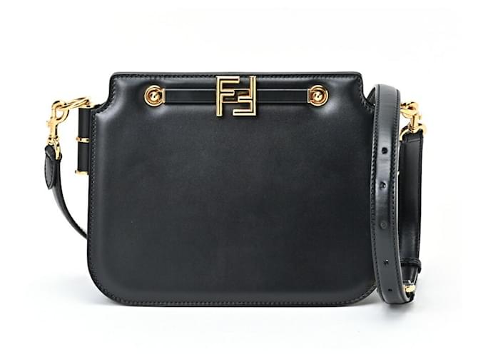 ☆人気☆【FENDI】☆Leather Touch Ba.g Black☆ FENDI Touch Leather Bag Black | COCOON