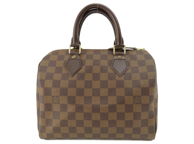 Louis Vuitton Speedy 25 Handbag Damier ebene Cloth ref.JC1448737