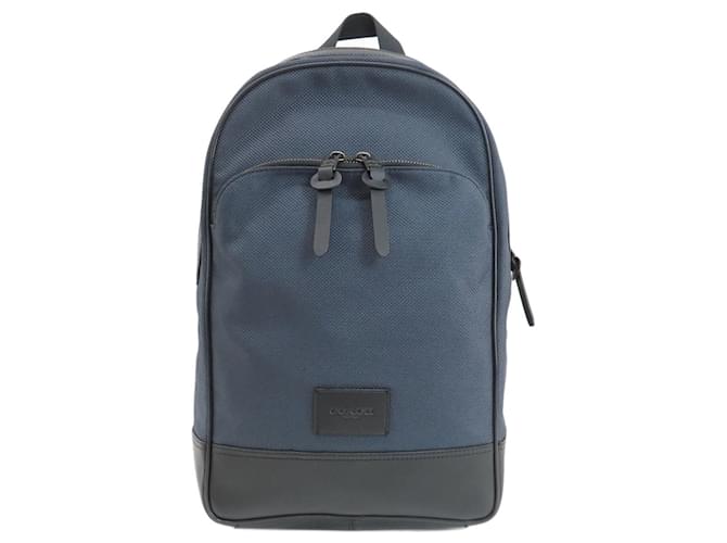 Mochila para mujer Coach F37610 Azul marino Nylon ref.JC1449017 (Vendido) -  Joli Closet