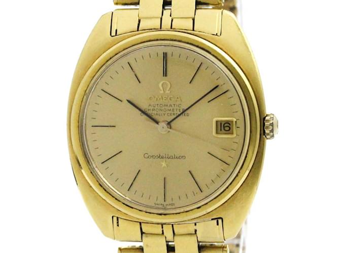 Reloj de pulsera para hombre Omega Constellation en oro de 18