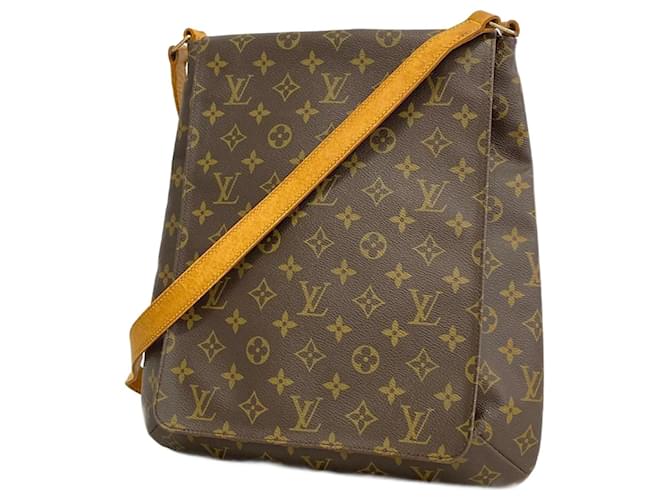 Schultertasche Musette Monogram Louis Vuitton Braun ref.1454044 