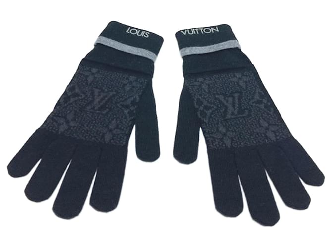 Knit Gloves Louis Vuitton Mens Gloves Louis Vuitton Black Wool