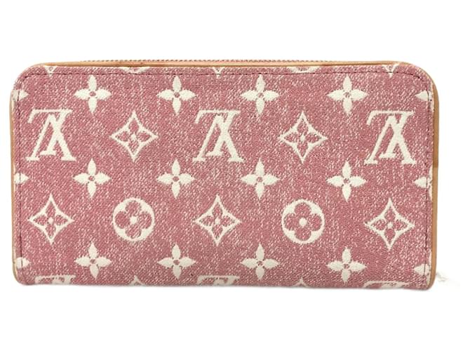 入手困難♪【LV】Zippy Wallet 長財布 Denim Jacquard Pink Louis Vuitton Zippy Wallet Denim Jacquard Pink in Denim