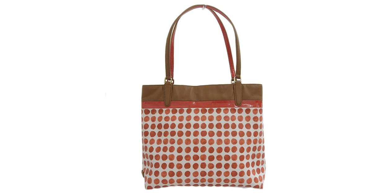 Autre Marque Coach Polka Dot Coated Canvas Tote Bag 29432 ref.1458557 Joli Closet