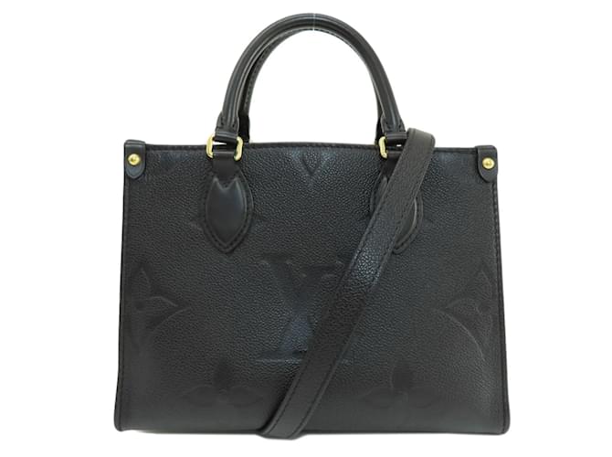 Louis Vuitton M45653 On the Go PM Handbag Black Cloth ref.1463916 