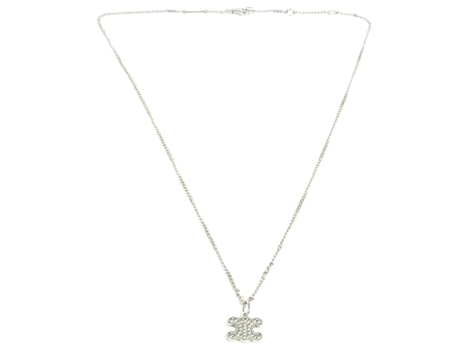 Céline CELINE 460GB6BZI Logo Triomphe Pendant Chain Necklace