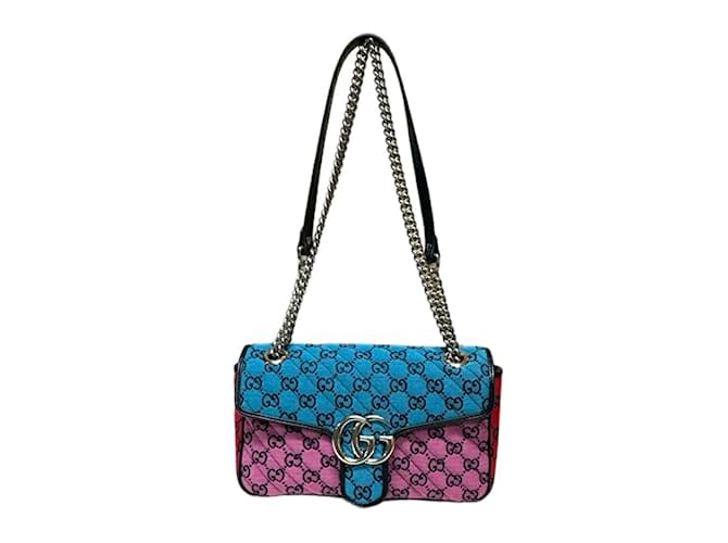 Gucci GG Marmont Multicolor Shoulder Bag Multiple colors Cloth ref