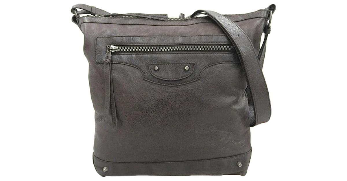 Borsa a spalla The Day di Balenciaga Marrone Pelle ref.1469625