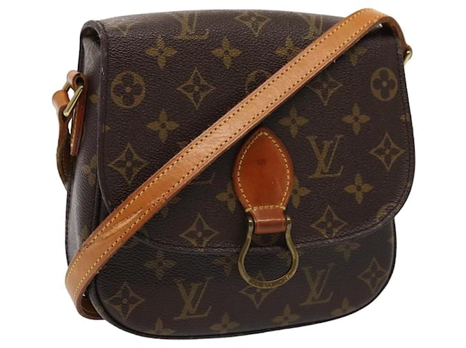 LOUIS VUITTON Monogram Saint Cloud MM Shoulder Bag M51243 LV Auth 