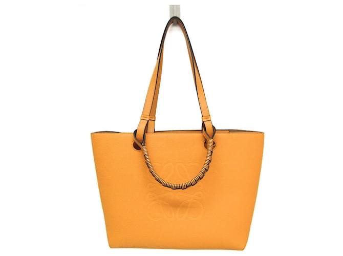 Loewe Anagram Tote A717S72X03 Yellow Leather ref.1485128