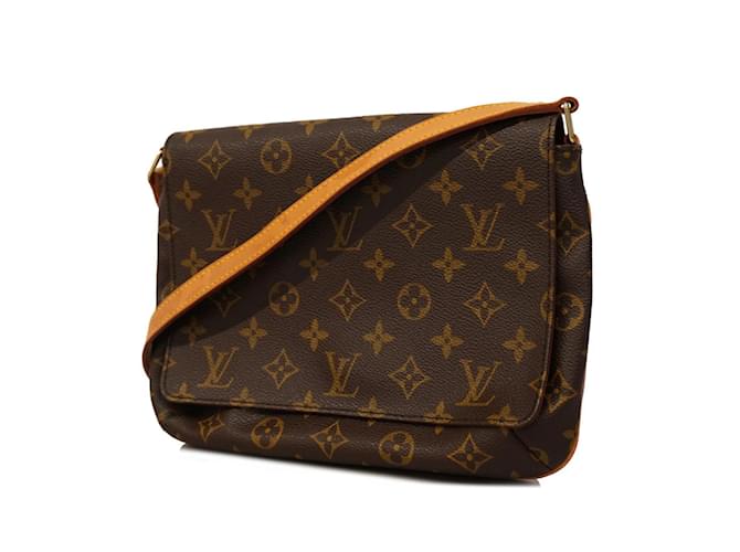Louis Vuitton Monogram Musette Tango Schultertasche Braun  