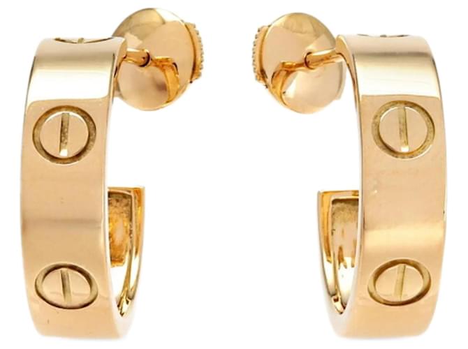 Cartier Love K18YG Yellow Gold Earrings Golden ref.1485950