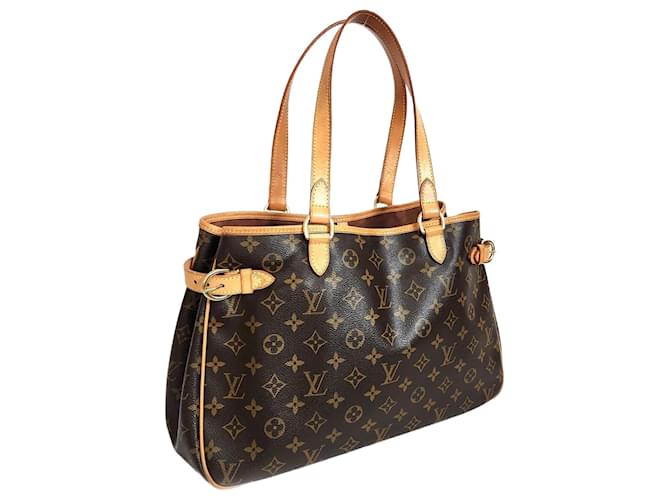 Louis Vuitton Monogram Batignolles Horizontal Tote Bag Brown