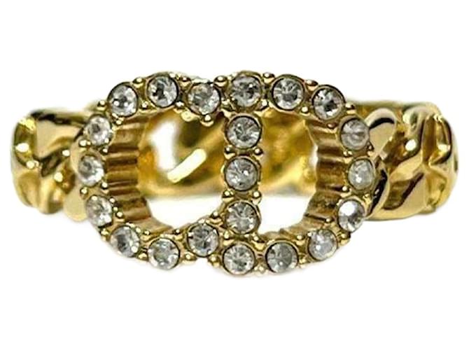 Christian Dior DIOR Women's Ring Clair D Lune Golden Metal