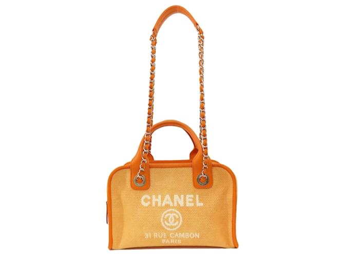 Chanel Deauville Chanel Handtasche Orange Chanel Deauville