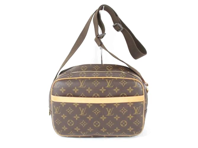 Reporter PM Schultertasche von Louis Vuitton Monogramm Lackleder 