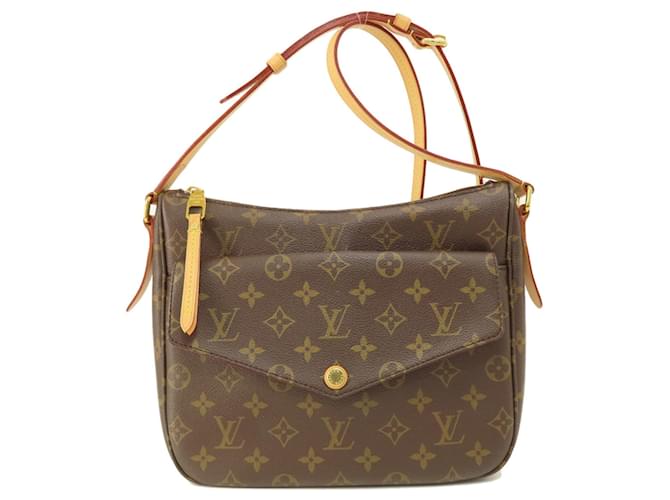 Mabillon Monogram Schultertasche M41679 von Louis Vuitton Braun  