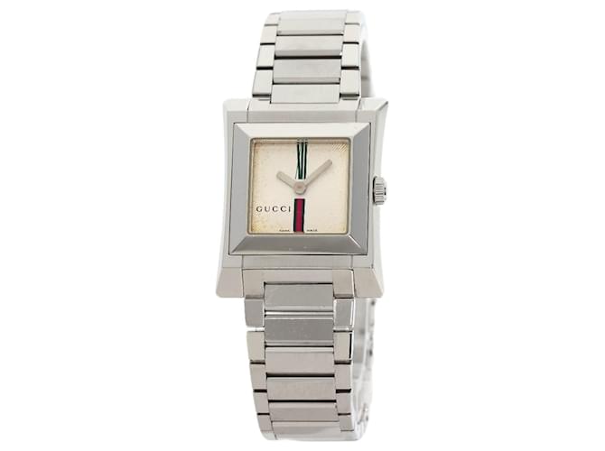 【希少】GUCCI グッチ 腕時計 111L スクエア シルバー レディース GUCCI（グッチ） 1900 クオーツ 腕時計 ブランド レディース アナログ