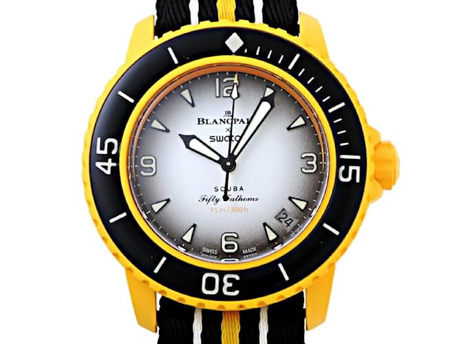 Reloj para hombre Swatch Blancpain x Fifty Fathoms Océano Pacífico