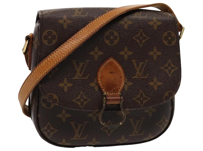LOUIS VUITTON Monogram Saint Cloud MM Shoulder Bag M51243 LV Auth  
