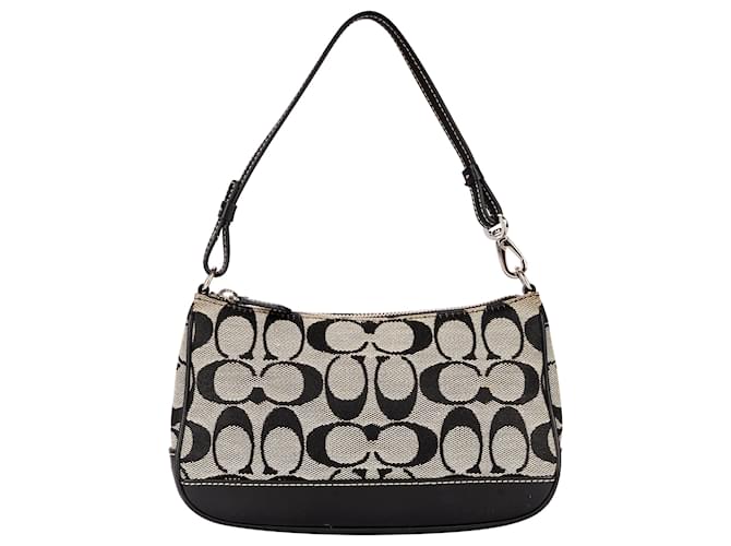 バッグ Coach Soho Signature Woven Shoulder Bag COACH SOHO Signature Jacquard Contrast Trim Shoulder Bag
